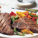 Spicy Five-Pepper T-Bone Steaks